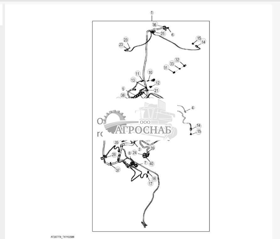 Жгут проводов кабины 